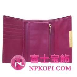 ミュウミュウ MIU MIU 三つ折り財布 財布 サイフ フーシャピンク 5M1097-VERNICE1-FUXIA